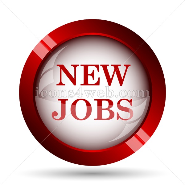 600x600 New Jobs Website Icon High Quality Web Button