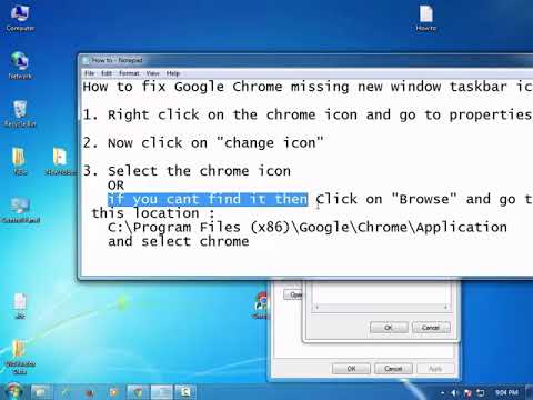 480x360 How To Fix Google Chrome Missing New Window Taskbar Icon