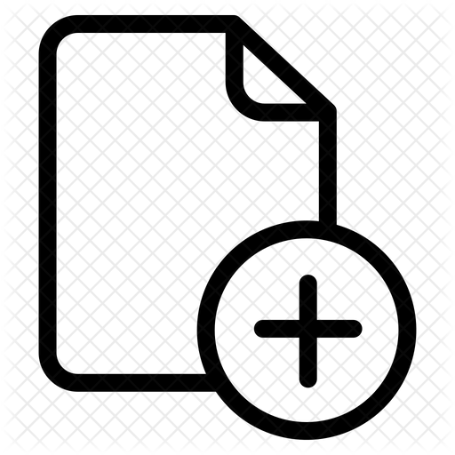 512x512 New Document Icon Of Line Style