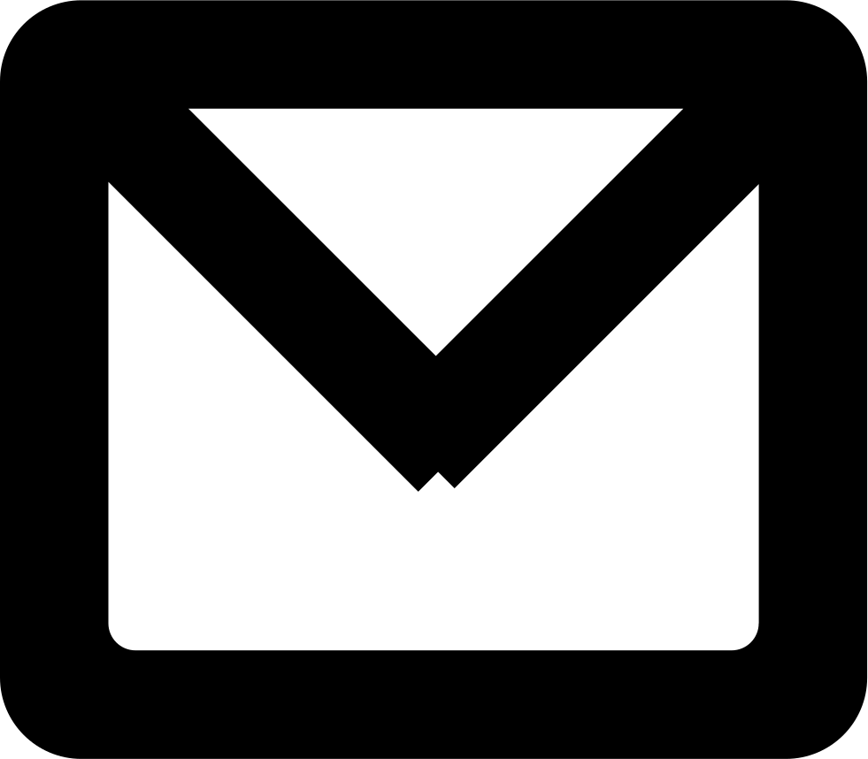 981x858 New Email Gross Envelope Outlined Symbol Png Icon Free