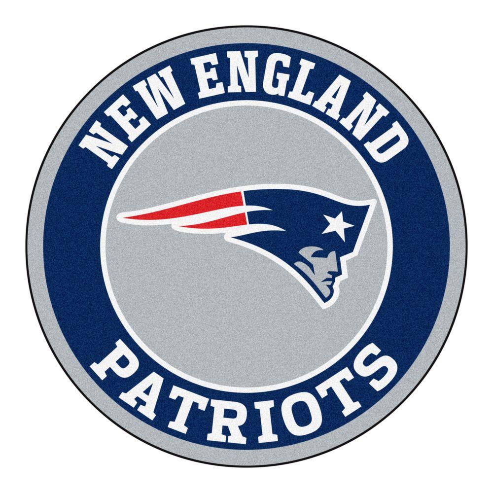 1000x1000 Fanmats Nfl New England Patriots Navy Ft X Ft Round Area Rug