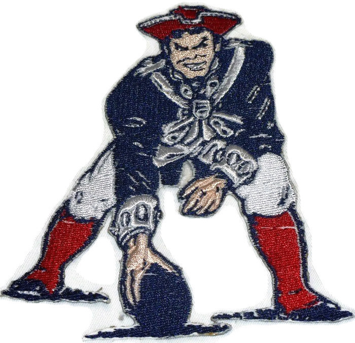 700x677 New England Patriots Extra Large Classic Icon Ironon Patch
