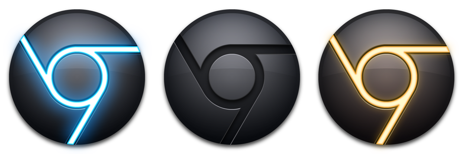 1536x512 Chrome Icon Black Mkii