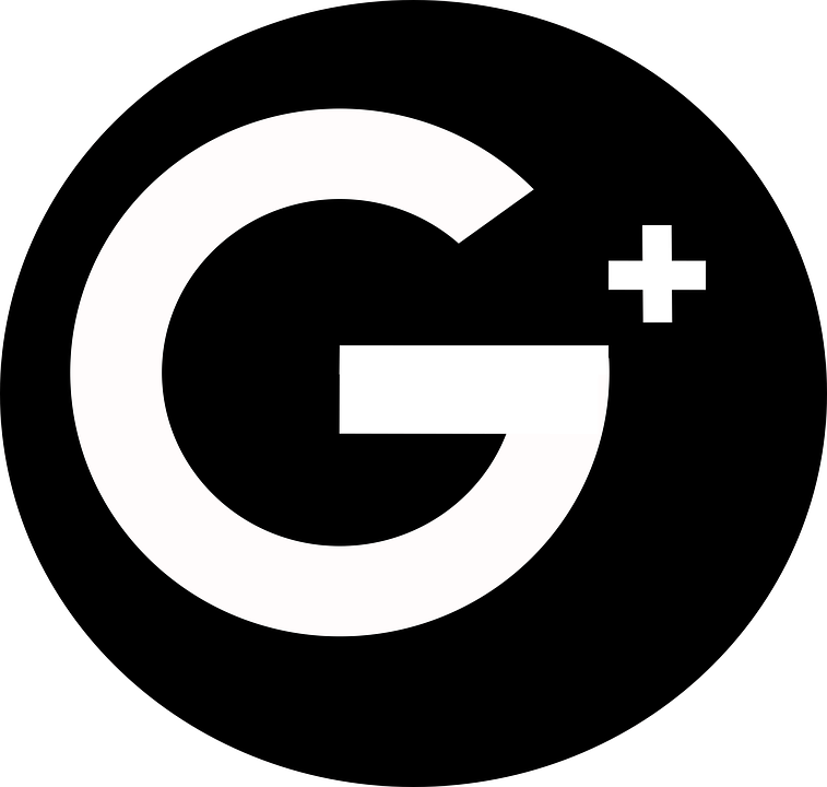 757x720 Black Google Plus Logo