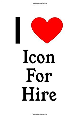 333x499 I Love Icon For Hire Icon For Hire Designer Notebook Perfect