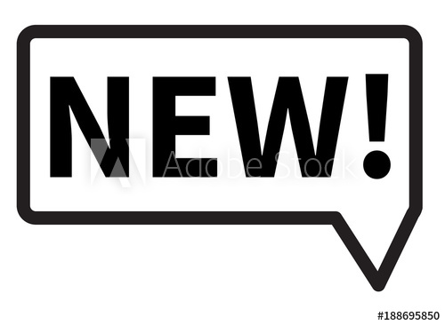 500x366 New Icon On White Background New Sign Flat Style New Icon