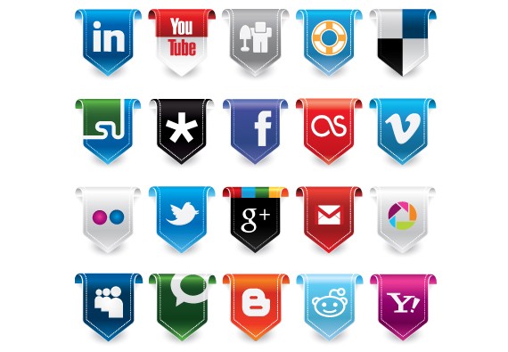 570x395 Free Social Media Icon Sets
