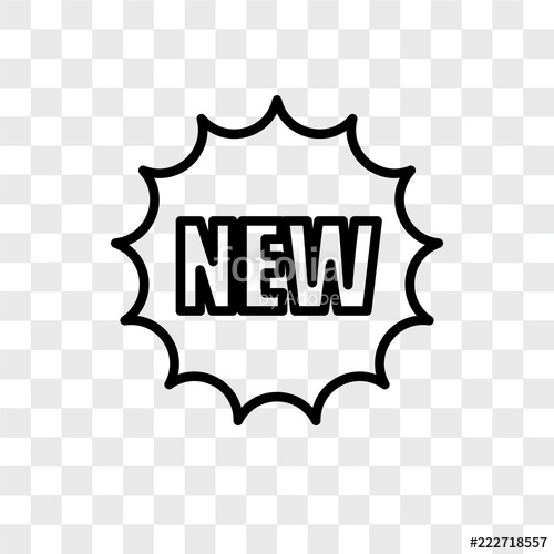 500x500 New Icons Isolated On Transparent Background Modern And Editable