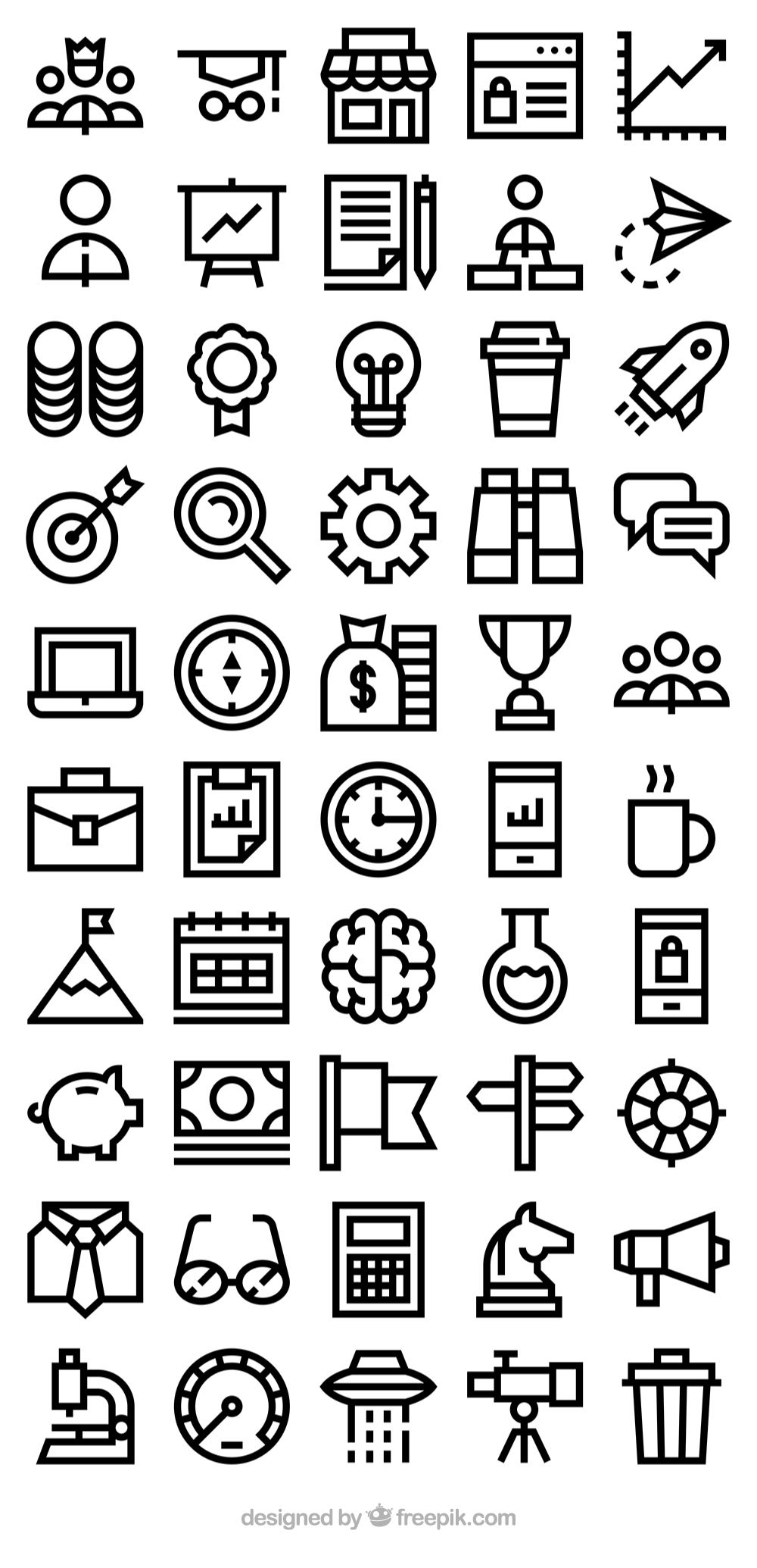 1000x2069 Free Vector Icons Of Startups And New Business Designed