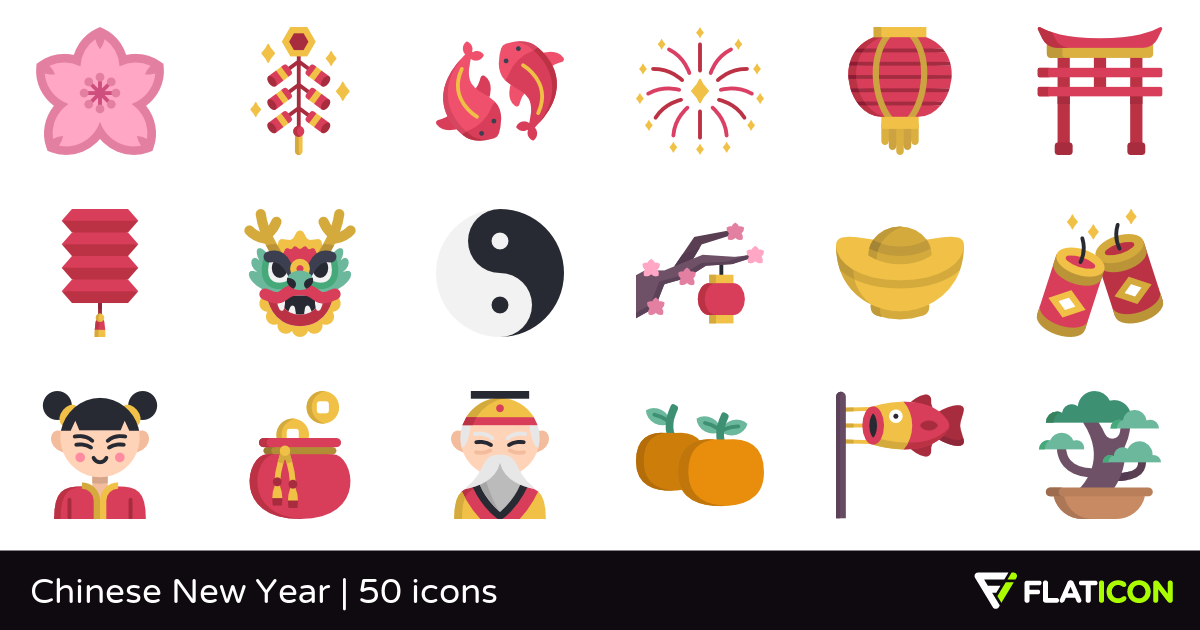 1200x630 Chinese New Year Free Icons