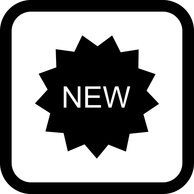 640x640 New Icon Design, New Icon, Sticker Icon, Badge Icon Png