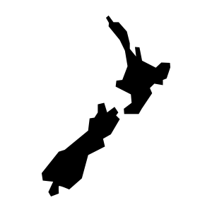 300x300 New Zealand Icon Transparent Black