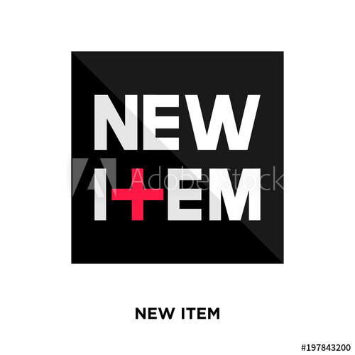 New Item Icon Isolated On White Background For Your Web, Mobile 500x500 New Item Icon Isolated On White Background For Your Web, Mobile