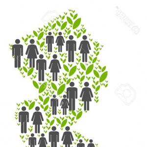 300x300 Photostock Vector New Jersey State Map Collage Icon Of One