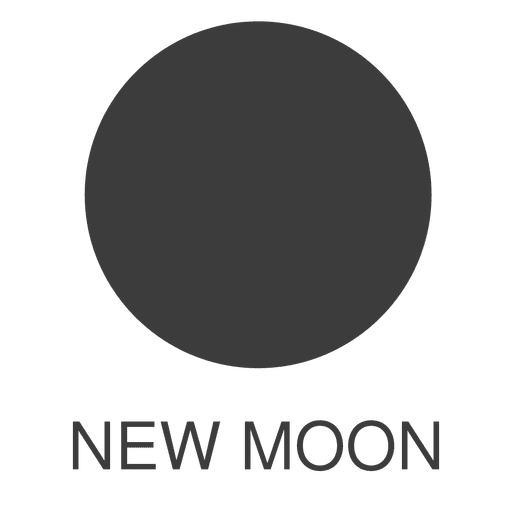 512x512 Moon New Moon Icon