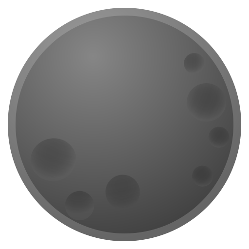 512x512 New Moon Icon Noto Emoji Travel Places Iconset Google