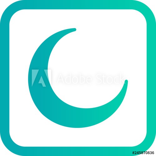 500x500 Vector New Moon Icon