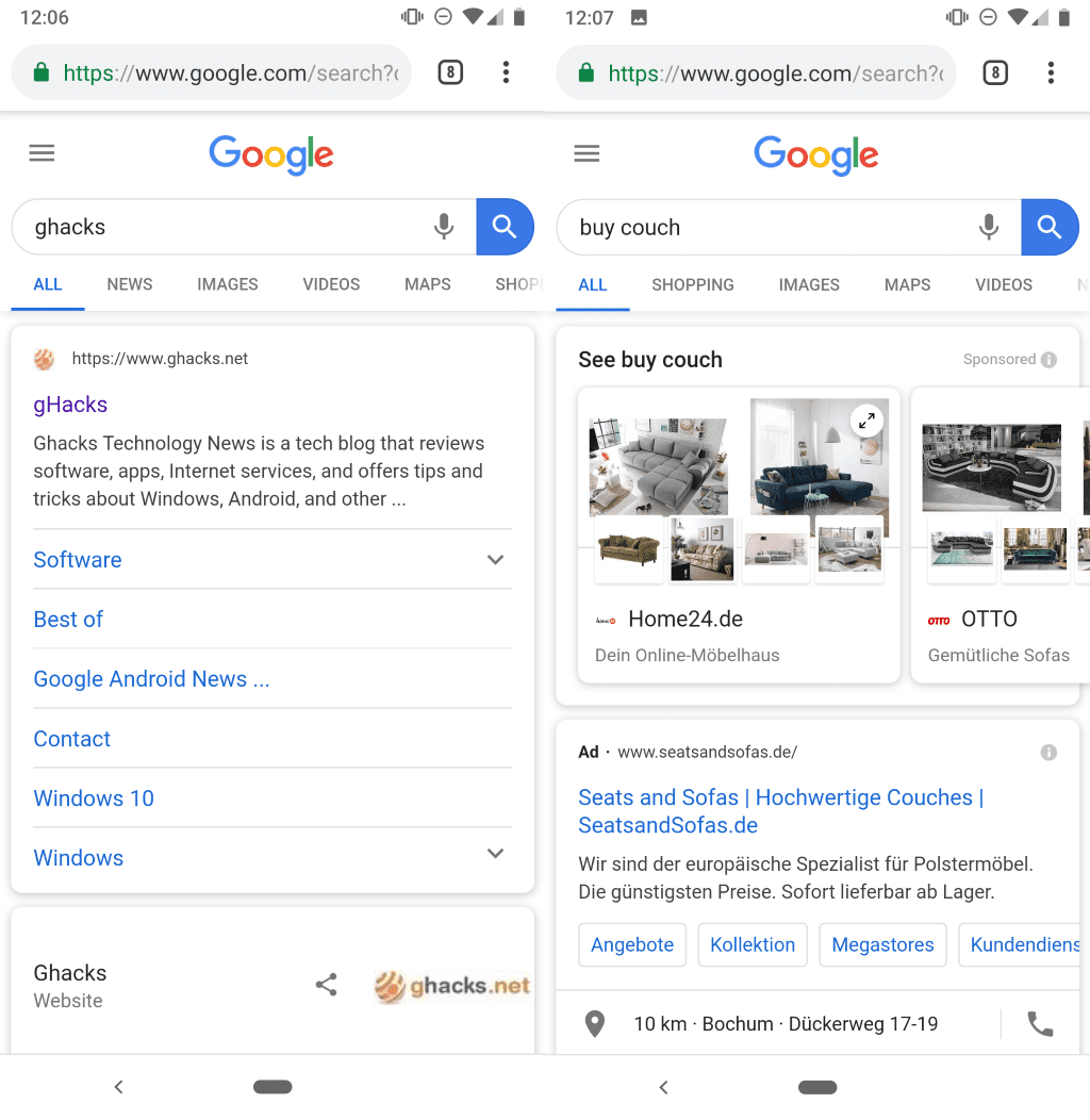 Google Changes Layout Of Mobile Google Search Pages 1024x1052 Google Changes Layout Of Mobile Google Search Pages