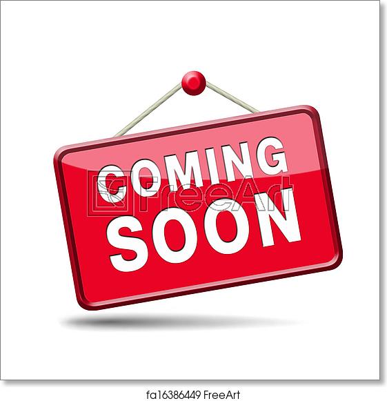 561x581 Free Art Print Of Coming Soon Icon Coming Soon Brand New Product