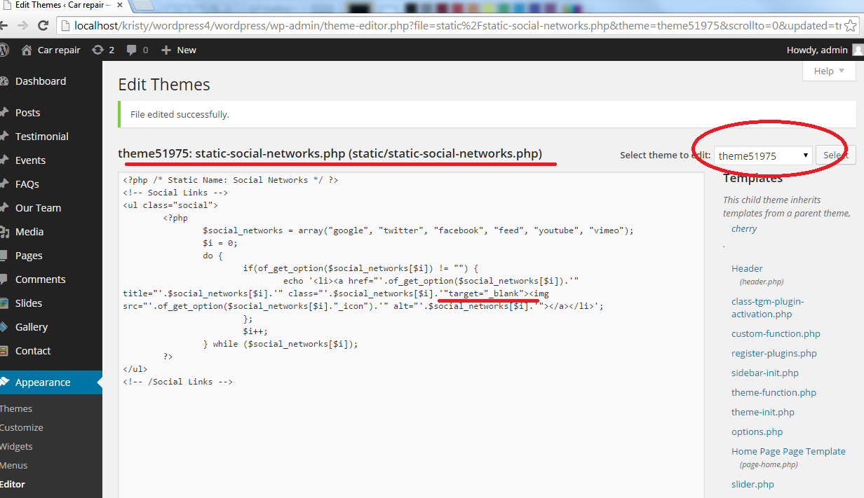 1232x711 Wordpress How To Make Social Icons Open In A New Tab
