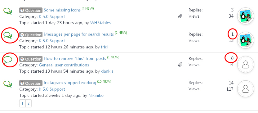 832x364 Diferent Topic Icon For New And Answered Messages