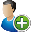 128x128 Add New User Icon Free Icons Download