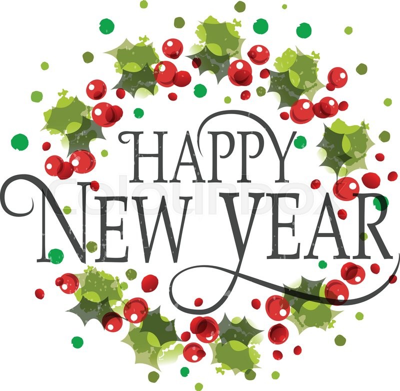 800x782 Flat Design Style Happy New Year Stock Vector Colourbox