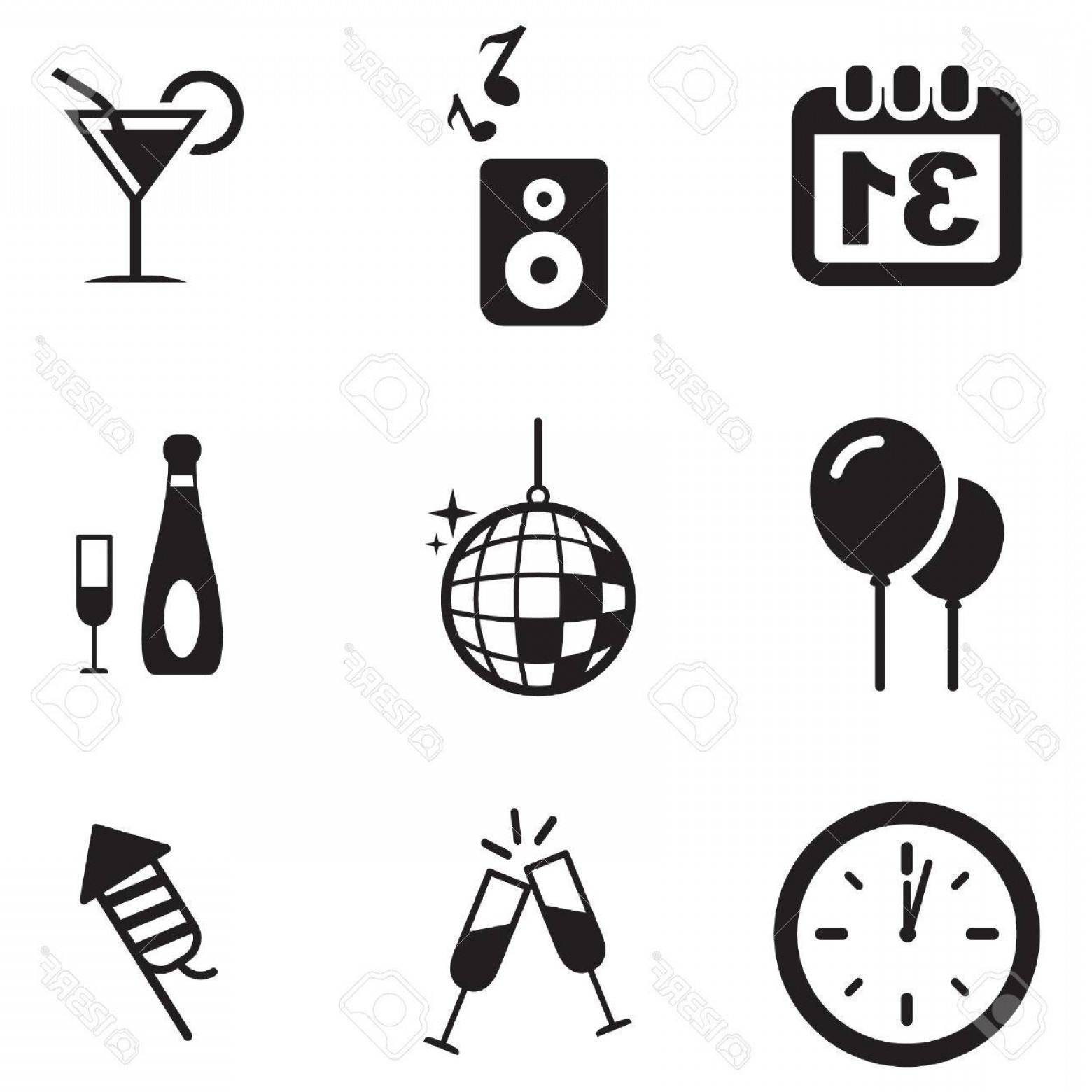 New Years Eve Icon at Vectorified.com | Collection of New Years Eve