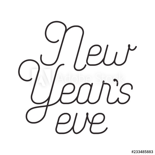 500x500 New Years Eve Isolated Icon