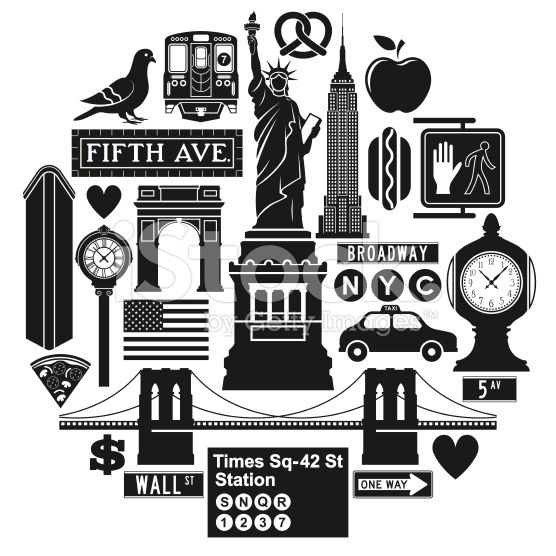 556x556 New York City Icons New York, New York In New York