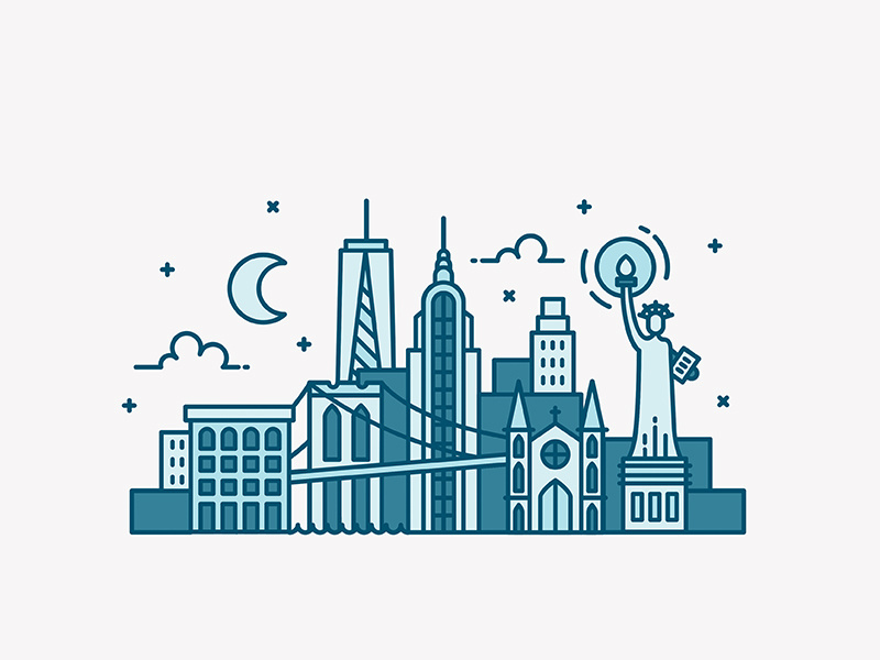 New York City Skyline 800x600 New York City Skyline