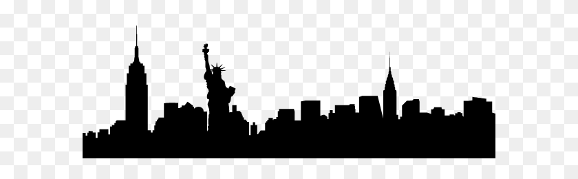 New York Silhouette Png Images 840x260 New York Silhouette Png Images