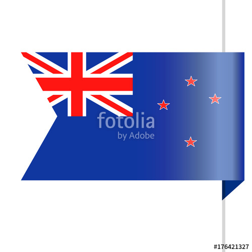500x500 New Zealand Flag Vector Bookmark Icon Stock Image And Royalty