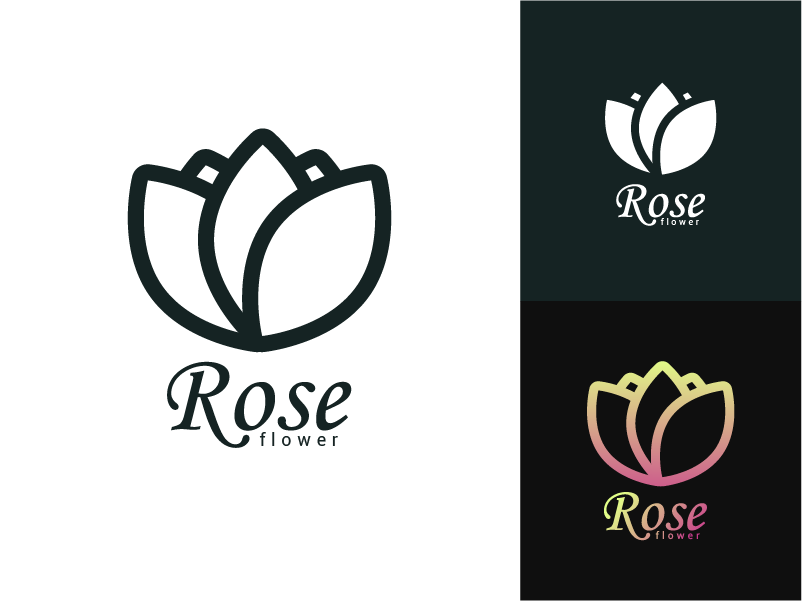 802x601 Flower Logo For Shop Or Company