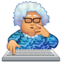 128x128 Newbie Icon Forum Faces Iconset Afterglow