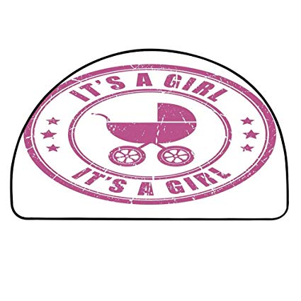 Yoliyana Gender Reveal Decorations Semicircle Rug 425x425 Yoliyana Gender Reveal Decorations Semicircle Rug