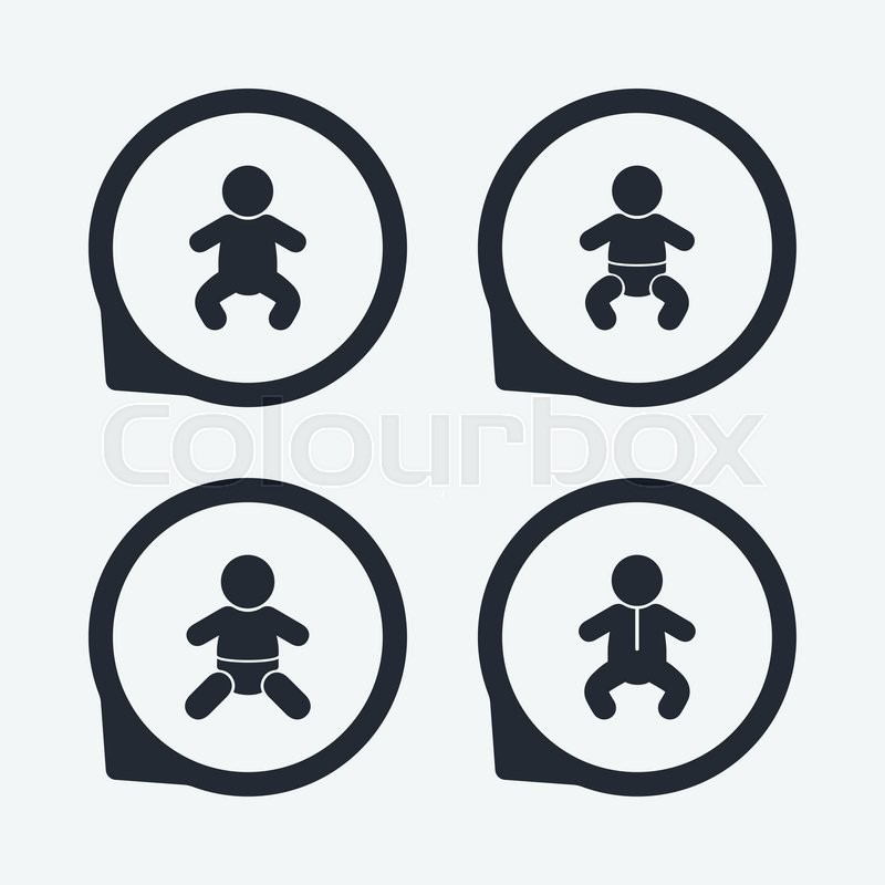 Newborn Icons Baby Infant Or Toddler Stock Vector Colourbox 800x800 Newborn Icons Baby Infant Or Toddler Stock Vector Colourbox