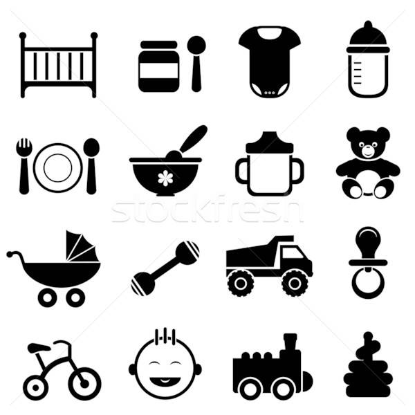 Baby And Newborn Icon Set Vector Illustration Soleilc 600x600 Baby And Newborn Icon Set Vector Illustration Soleilc