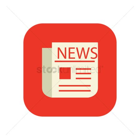 450x450 Free Newspaper App Icon Stock Vectors Stockunlimited
