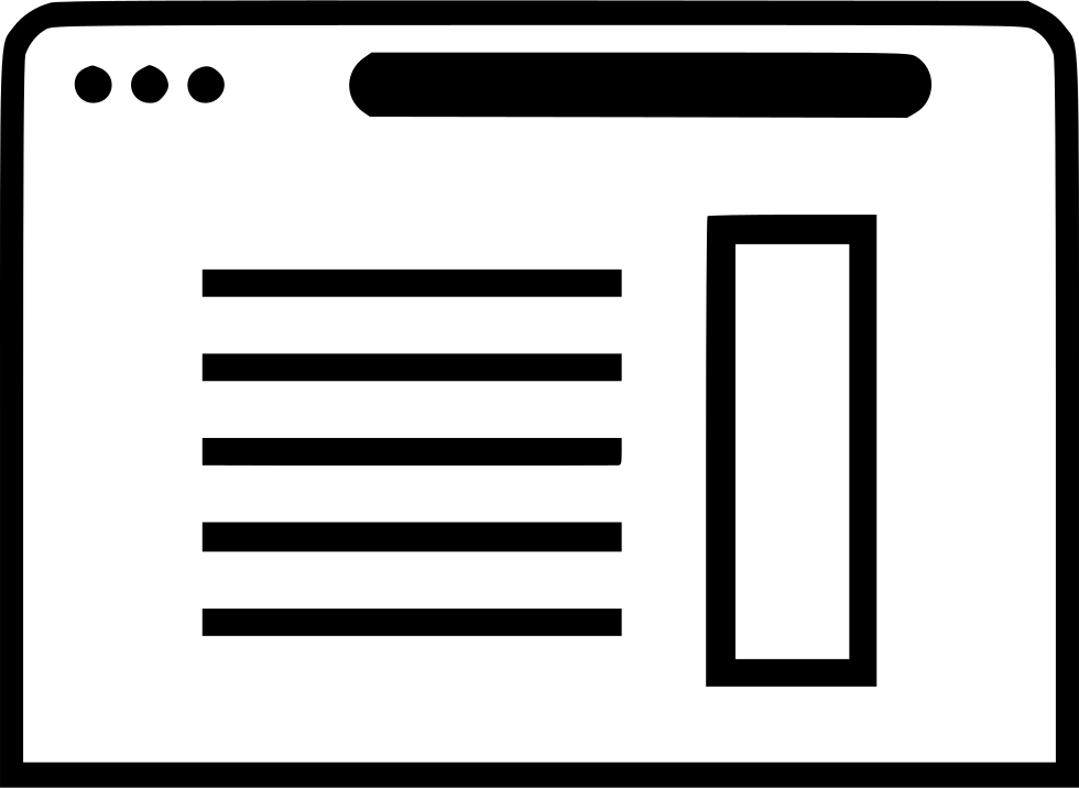 980x716 Aside Article News Wireframes Web Png Icon Free Download