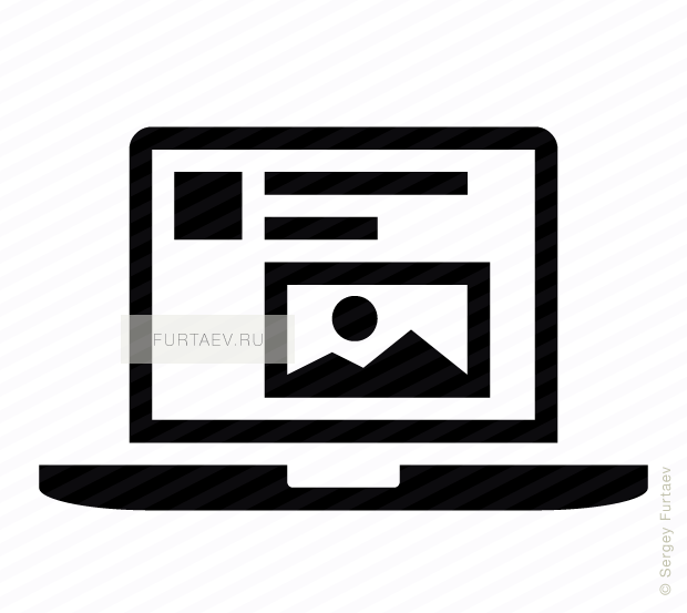 News Feed On Laptop Vector Icon 620x553 News Feed On Laptop Vector Icon