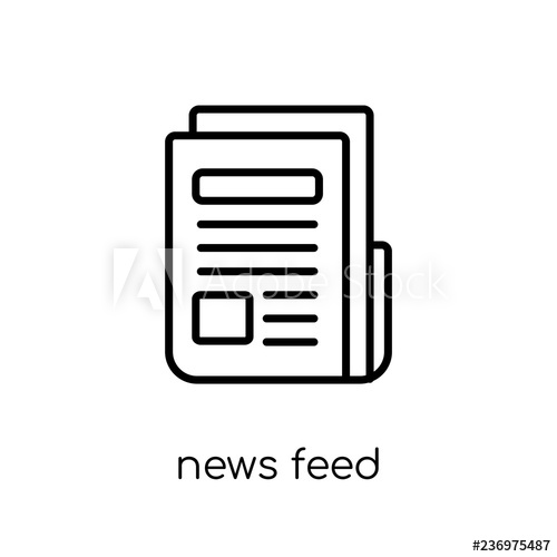 News Feed Icon Trendy Modern Flat Linear Vector News Feed Icon 500x500 News Feed Icon Trendy Modern Flat Linear Vector News Feed Icon