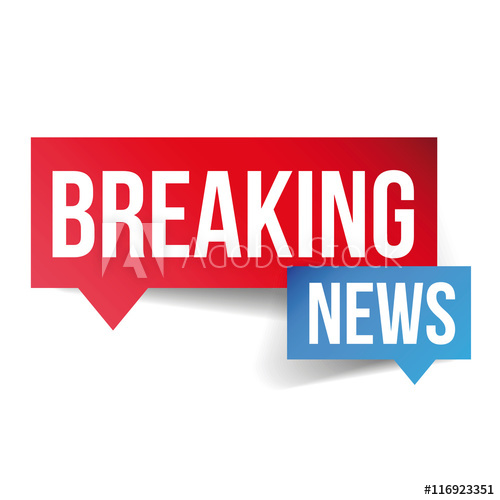 500x500 Breaking News Icon Vector