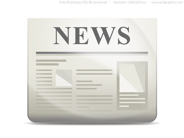 610x458 Free News Icon Files, Vectors Graphics