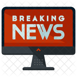 256x256 Online News Icon Of Flat Style