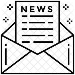 256x256 Newsletter Icon Of Line Style