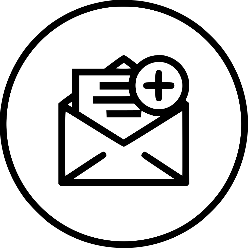 980x980 Add Insert Plus Letter Newsletter Png Icon Free Download