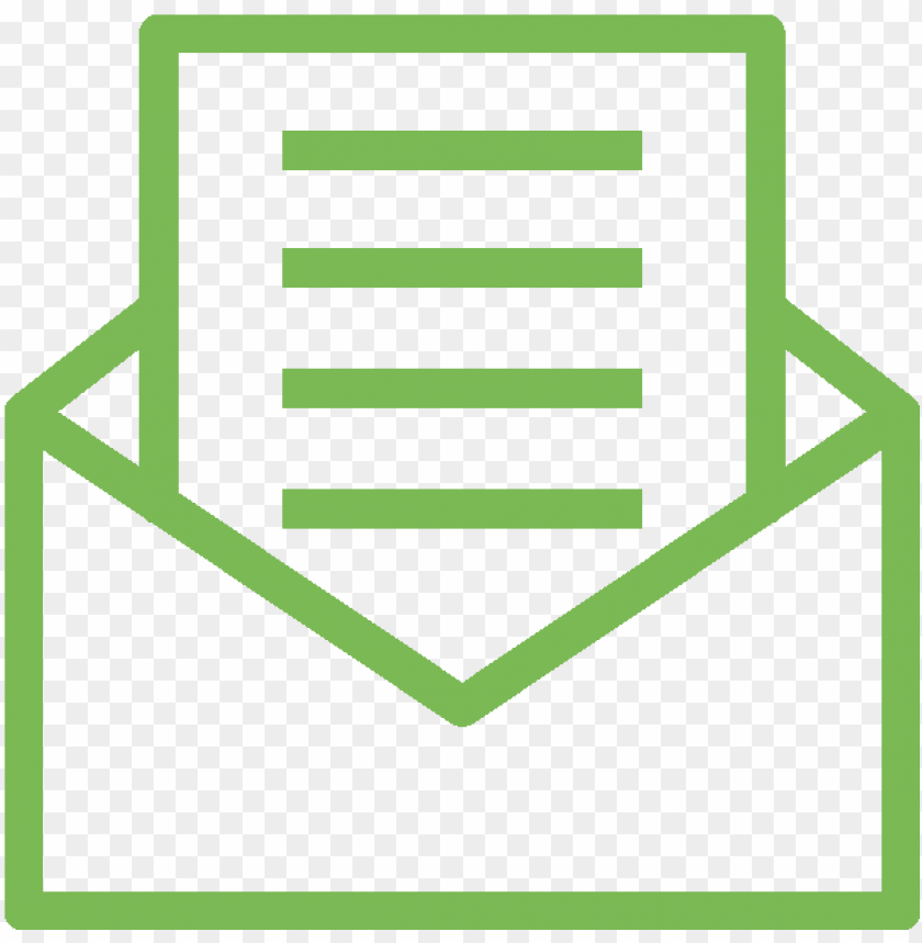 840x859 Mail Icon Green