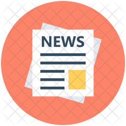 256x256 Newspaper Icon Of Flat Style
