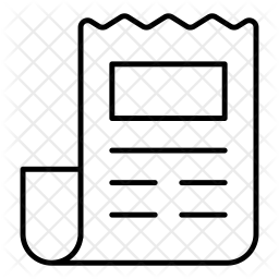 256x256 Newspaper Icon Of Line Style